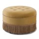 thumbnail image 1 of Puf Jennifer Taylor Home con Ribete de Terciopelo Dorado, 1 of 6