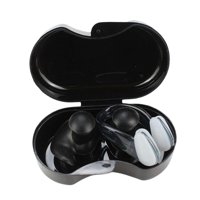 Magideal - Tapones Para Los Oídos De Natación Juego De Pinzas Para La Nariz Tapones Para Los Oídos De Natación Protector Impermeable Para Los Oídos Y La Nariz Pa Negro