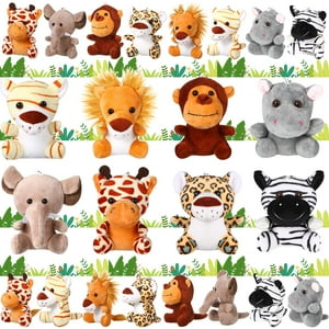 Mini Animales De Peluche Hydren, 12 Cm, 24 Unidades