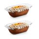 thumbnail image 1 of Set de 2 piezas de molde rectangular de vidrio Libbey 29 cm x 14 cm x 9 cm, 1 of 7