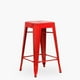 thumbnail image 2 of Taburete Medio 66 Tolix Asiento Metal Rojo, 2 of 5