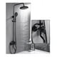 thumbnail image 2 of Columna De Ducha Negro Mate Moderna, 2 of 3