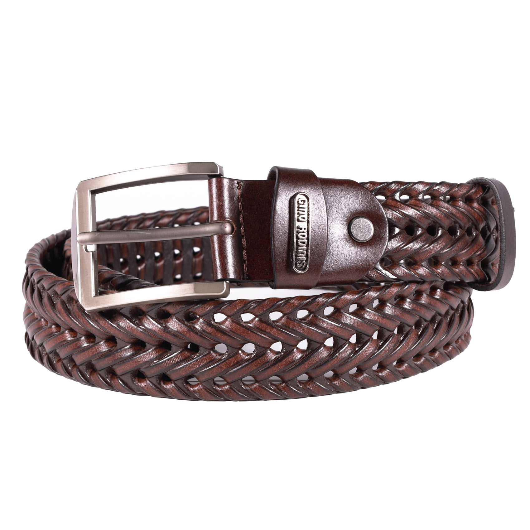 Gino Rodinis - Cinturón De Cuero Hombre 2522 Talla L-xl Marron