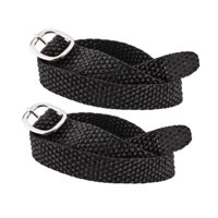 Magideal - 2 Piezas Spur Correas Cinturón De Estímulo Con Hebilla Western Woman Herramienta De Caballo Ajustable Accesorio Para Suministros Ecuestres De Caballos