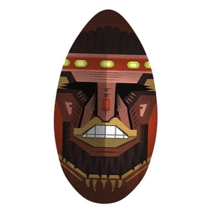 Ioensy - Tabla De Skimboard De Pie Con Revestimiento De Alto Brillo Para Adolescentes, Adultos Y Niños Savage Legend