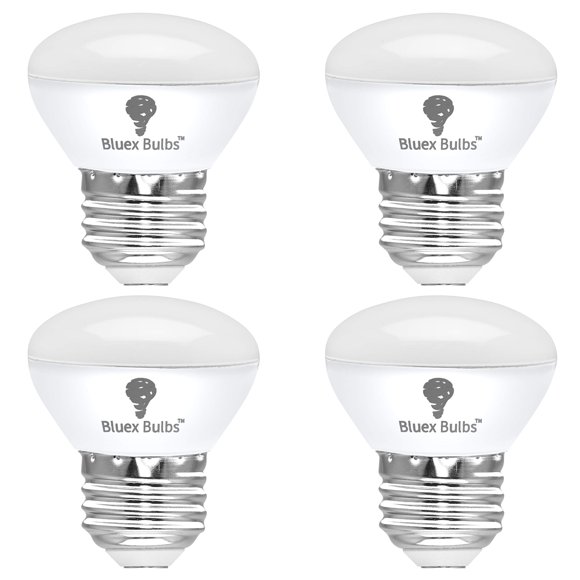 Bombilla LED Bluex R14, 4 W, base E26, regulable, 2700 K, paquete de 4