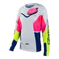 Jersey Troy Lee Designs Gp Pro Radian Blanco/Multicolor Para Jóvenes