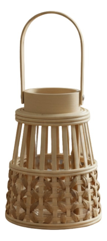 Genérico - Portavelas Decorativo Diseño Tejido Silueta Moderna Jhn