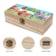 thumbnail image 3 of Los Cuddly Caja Organizadora de Madera Rústica - Caja Decorativa Multifuncional para Escritorio, Hogar, Oficina, Joyas y Manualidades, 3 of 6