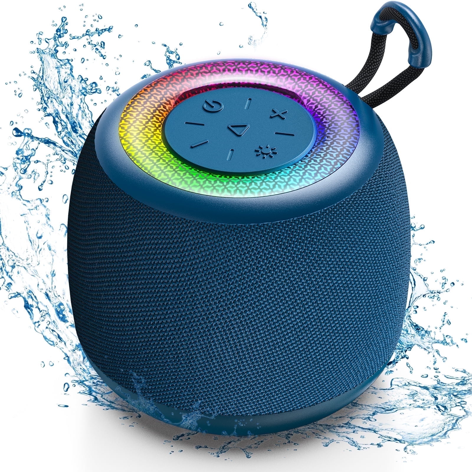 Parlante Bluetooth Jyx, Parlante Bluetooth Portátil 5.3 Para Fiestas, Doble Emparejamiento Y Luz Led, L7-blue