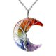 thumbnail image 3 of Collar Colgante Espiritual Espiritual Encantos Exquisita Media Luna Para Ni?as, 3 of 5