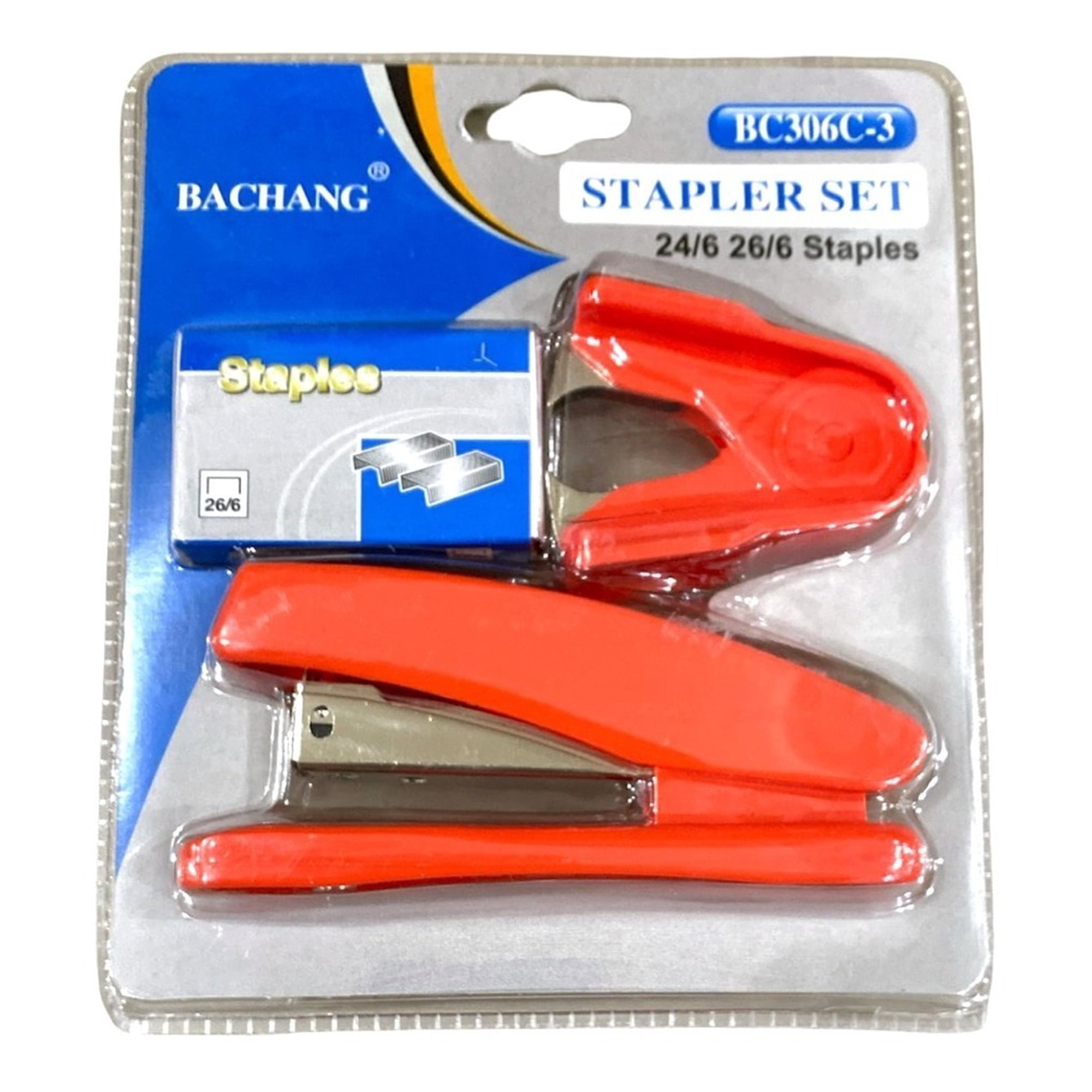 Set Corchetera Grapadora + Corchetes + Saca Corchetes | Lider