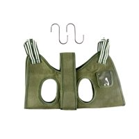 Ioensy - Bolsa De Sujeción Para Perros Soporte Para Cachorros Peluquería Canina Hamaca Arnés Cuidado De Garras De Belleza L Verde