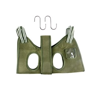 Ioensy - Bolsa De Sujeción Para Perros Soporte Para Cachorros Peluquería Canina Hamaca Arnés Cuidado De Garras De Belleza L Verde