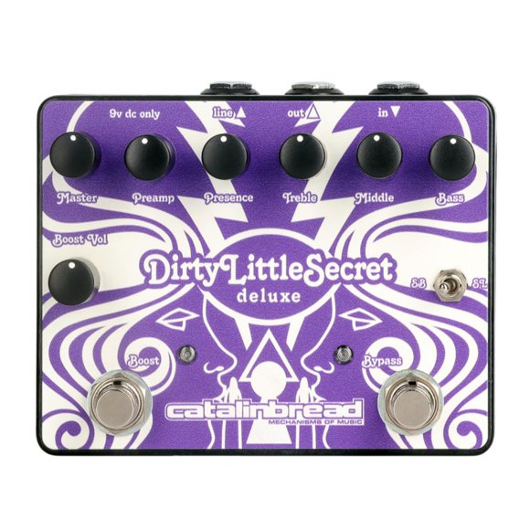 Pedal de Overdrive para Guitarra Catalinbread Dirty Little Secret Deluxe Morado