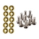 thumbnail image 1 of 20 Piezas Tornillos Modificados Para Coche Junta De Acero Inoxidable Tornillos De Ajuste De Aluminio Tornillos Dorados, 1 of 5