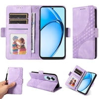 Carcasa Foxdock Oppo A60 4G De Cuero Pu, Diseño Acolchado Clásico, Protección Contra Caídas Y Rayones