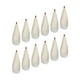 thumbnail image 3 of Señuelos De Pesca De Cola De Milano, Ligeros, Para Lubina, Bagre, Color Blanco, 12 Uds., 3 of 3
