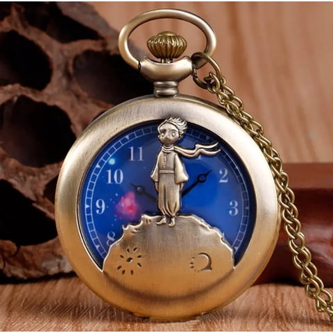 Reloj De Bolsillo Y Colgante Del Principito