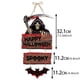 thumbnail image 4 of 1pc, Spooky Halloween Party Decorations - Pumpkin Bat Door Hanging, Ghost Festival Scene Layout, and Hanging Pendant Decorations, 4 of 5