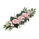 thumbnail image 3 of Artificial Wedding Shape Flower Rose Recepción de guirnalda Decoración de la flor de flor Banzlum , Rosa Claro, 3 of 5