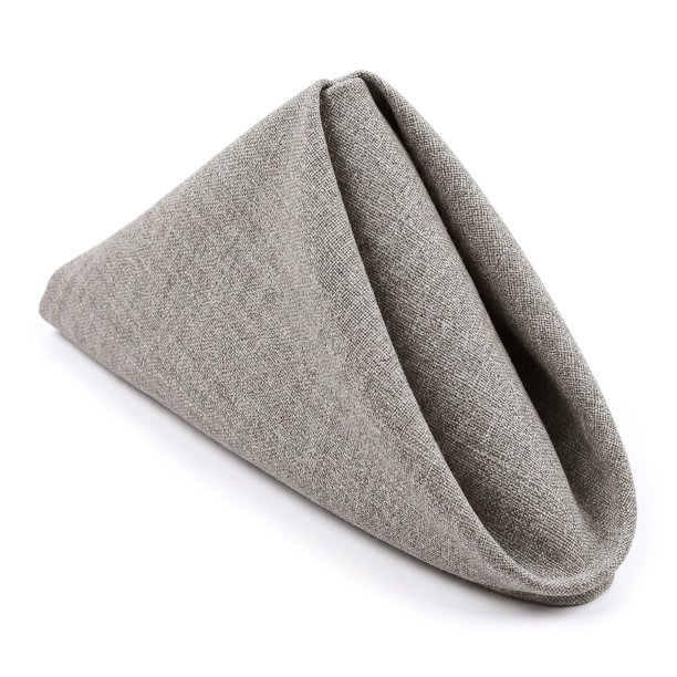 REGALWOVEN Paquete de 6 Servilletas de Tela, Servilletas de Cena Lavables y Reutilizables para Restaurante, Bodas, Eventos y Cena Leche Café 20x20 pulgadas