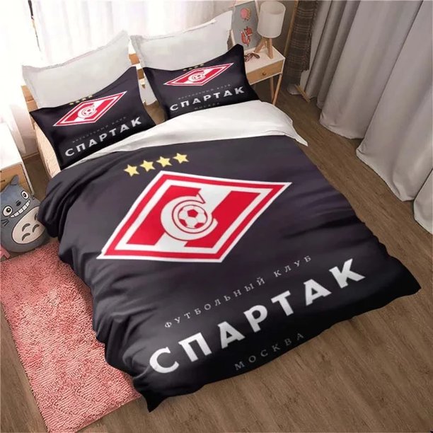 Spartak Moscow Bedding Set,Duvet Cover Comforter Bed Set Quilt Cover Pillowcase, Boys Girls Adults Bed Sheets