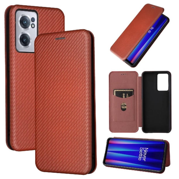 Funda Flip para FOXDOCK OnePlus NORD CE2 - Funda magnética de negocios, funda protectora delgada