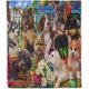 thumbnail image 1 of Dog Throw Blanket Soft Lightweight Plush Flannel Fleece Blanket with Oil Painting Garden Animal Dog Print Pattern for Couch Sofa Bed Travel All Season Decor Blanket for Baby Kids, 1 of 5