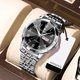 thumbnail image 1 of Reloj de Pulsera de Cuarzo para Hombre con Estilo - Impermeable, Doble Calendario, Reloj de Moda con Movimiento Preciso de Cuarzo - Ideal para Uso Diario, Negocios O Ocasiones Casuales, 1 of 6