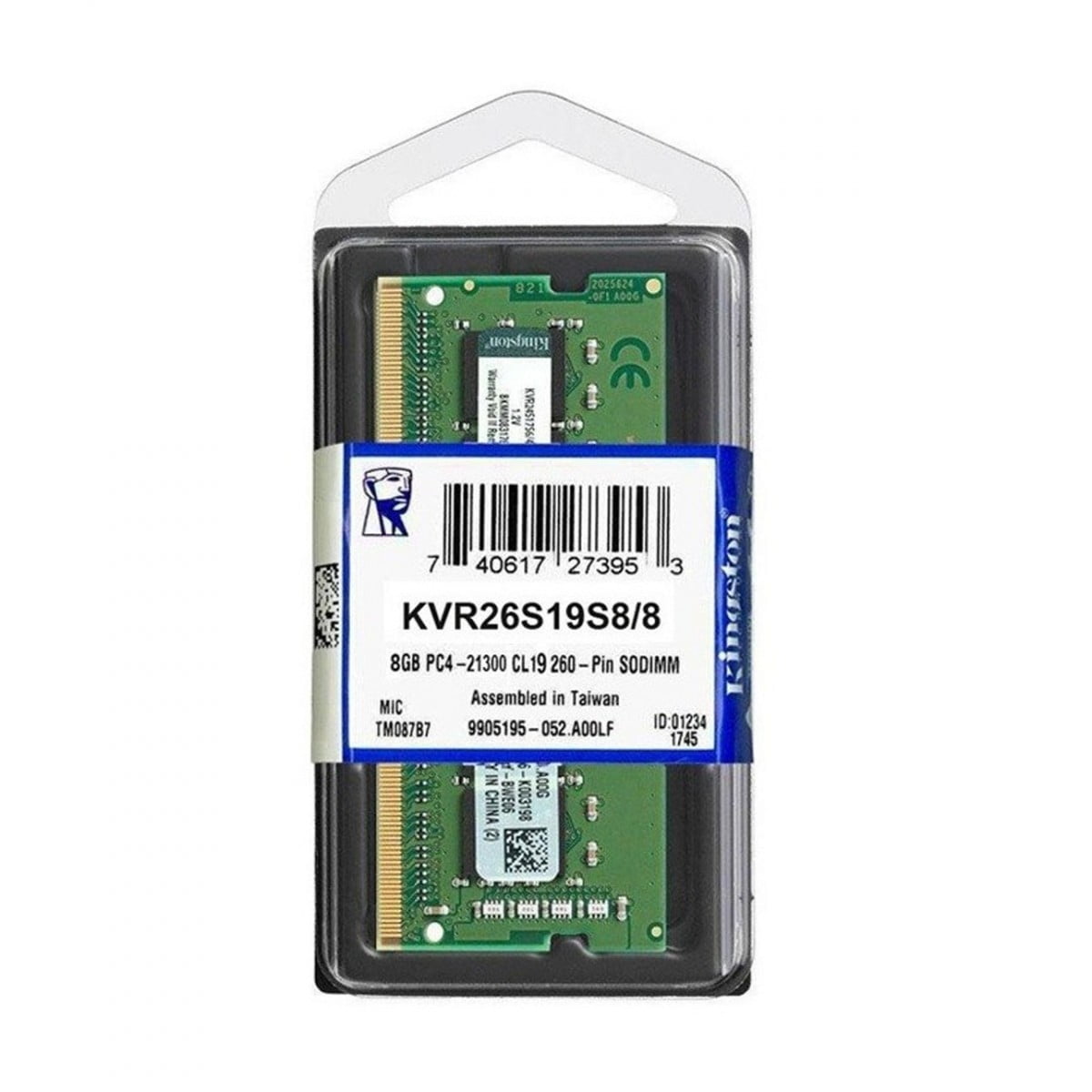 Memoria Ram Ddr4 2666mhz 8gb Notebook Kingston