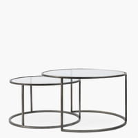 Form Design - Mesas Anidadas Duarte Plateado Env