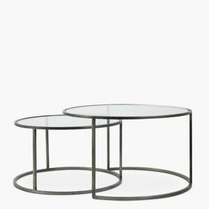 Form Design - Mesas Anidadas Duarte Plateado Env