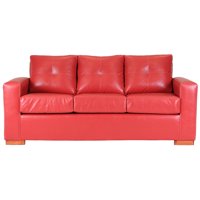 Muebles América - Sofá Franco 3 Cuerpos Rojo