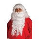 thumbnail image 1 of Set de barba y peluca de Papá Noel Rubie's White de fibra sintética, 1 of 1