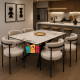 thumbnail image 2 of Comedor Venecia Piedra Marmol Lino Mk - Gris - 6 Sillas - 160X90Xm, 2 of 4