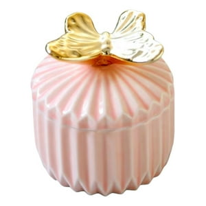 Genérico - Set 2 Joyero Decorativo Multiuso Tapa Mariposa Jhn
