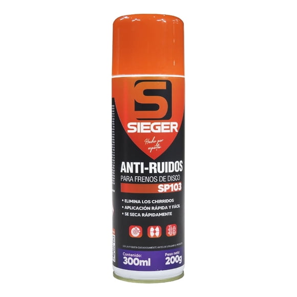 Anti Ruidos Para Frenos De Disco Sieger Sp103 300ml