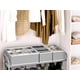 thumbnail image 5 of Organizador de ropa interior para armario, separador de cajones, juego de 4 artículos sencillos para el hogar, color gris, 5 of 9
