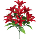 thumbnail image 3 of Lirios artificiales 3 ramos decoración hogar, 3 of 3