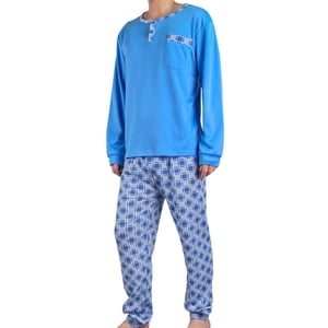 Likeshop - Pijama Franela Hombre Invierno Manga Larga 4003