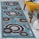 thumbnail image 2 of Alfombra Pasillo Kashan Azul 61x213, 2 of 5