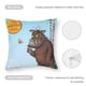 thumbnail image 5 of El Grúfalo Fundas de almohada de terciopelo con tema, regalos de funda de almohada, decoración para el hogar, cojín de lanzar, regalo de cumpleaños para fans y parejas.61*61cm., 5 of 6
