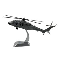 Magideal - Maqueta De Helicóptero, Maqueta De Avión, Escala 1:100, Regalo Para Entusiastas, Juguete De Simulación, Decoración De Escritorio, Avión De Fundición A