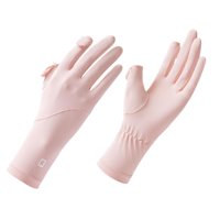 Magideal - Guantes De Protección Solar Para Mujer, Guantes De Protección Solar, Guantes De Verano Transpirables Para El Sol, Guantes De Conducción Para Ciclismo, Rosa