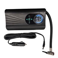 Magideal - Inflador Eléctrico Del Compresor De Aire Del Neumático Del Coche Con Cable Con 3 Adaptadores De Válvula 12V 150Psi Para El Automóvil, El Coche, Las Bi