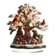 thumbnail image 3 of Letrero de árbol de Navidad 2D, decoración, adorno acrílico, artesanía, colección, obra de arte para decoración de mesa, decoración de mesa, gabinete, 3 of 5