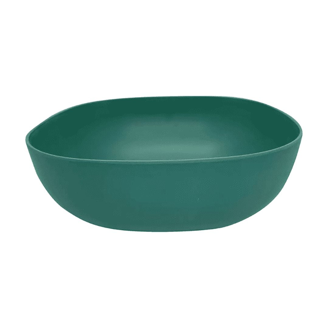 Bowl Cuadrado Verde 23.2 X 8.8 Cm Bio Bamboo