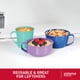 thumbnail image 5 of Recipientes para microondas Sistema Soup Porridge Noodle, 3 unidades, rojos, 5 of 6