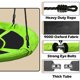 thumbnail image 2 of Saucer Tree Swing Hisecome, 40 pulgadas, resistente al agua, 227 kg de capacidad, 2 of 6